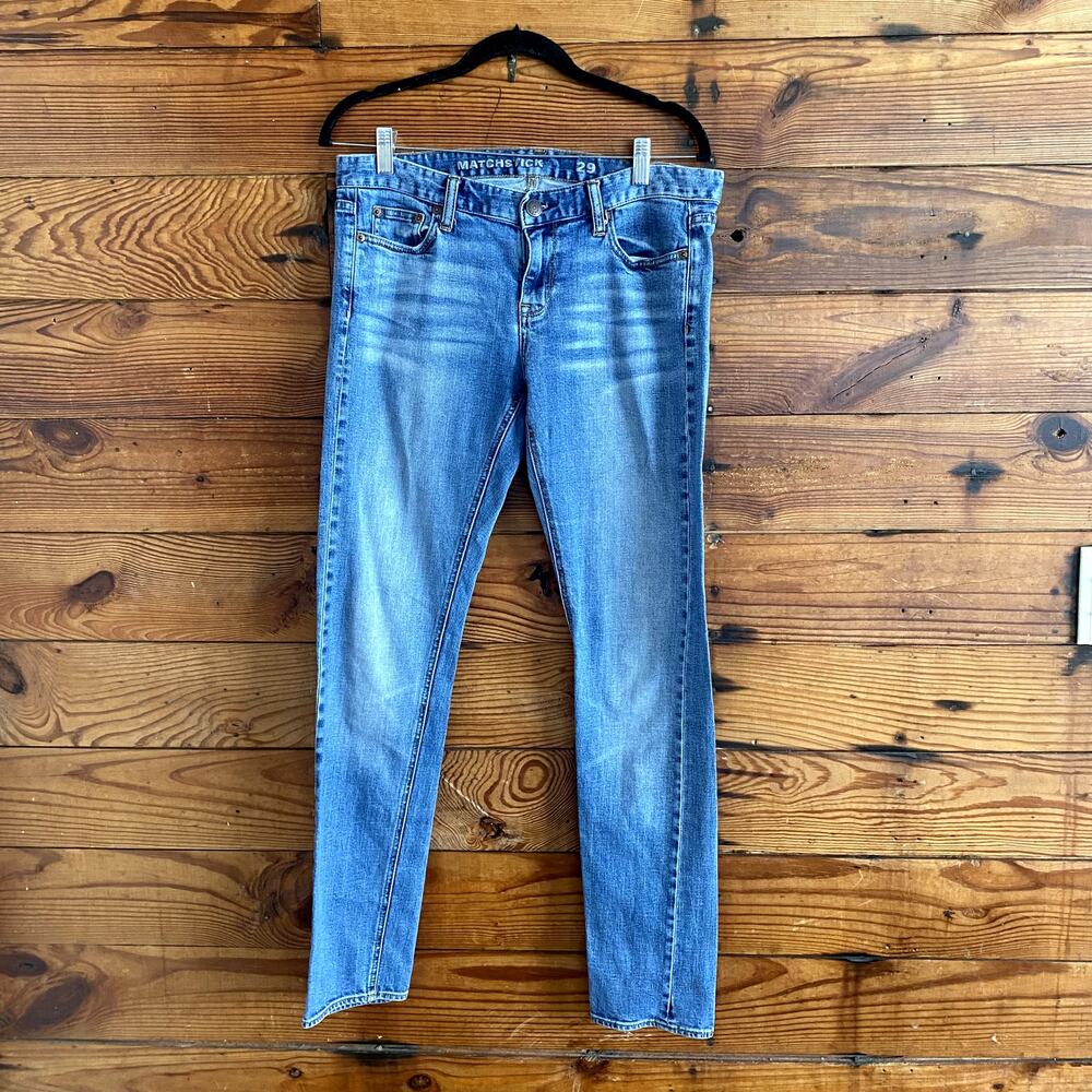 J Crew Light Wash Matchstick Skinny Jeans Size 29